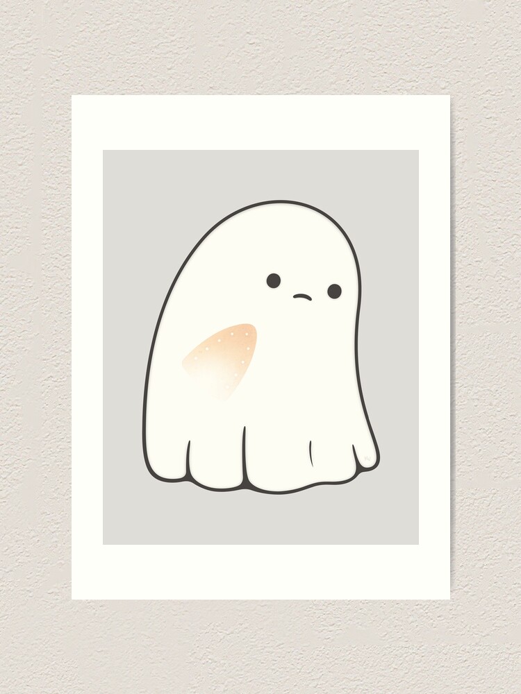 "Sad ghost" Art Print by kimvervuurt Redbubble