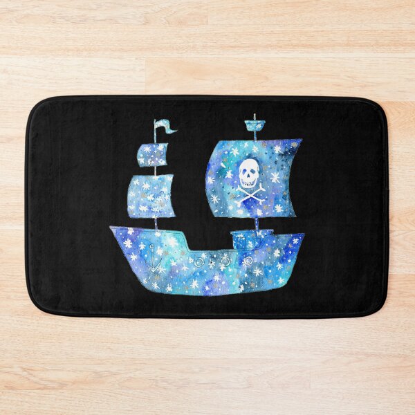 Item preview, Pirate Ship Galaxy Art Wall  designed and sold by alisonsadler.