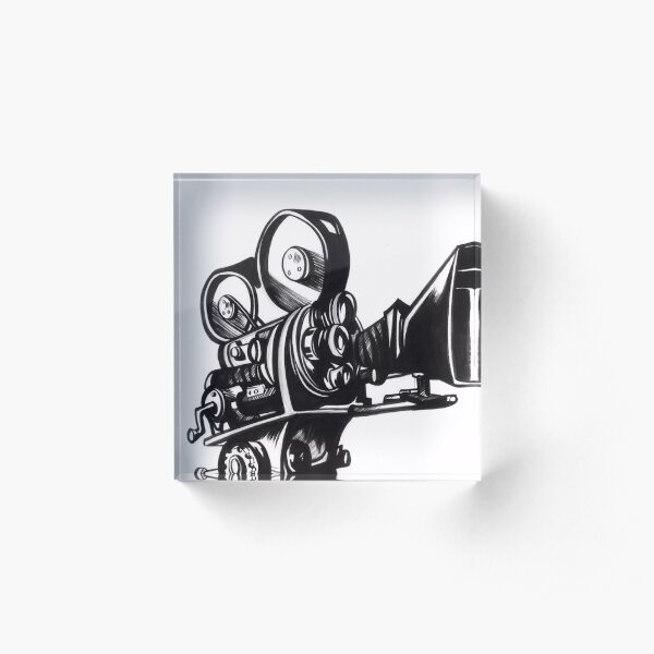 Film Camera Acrylic Block