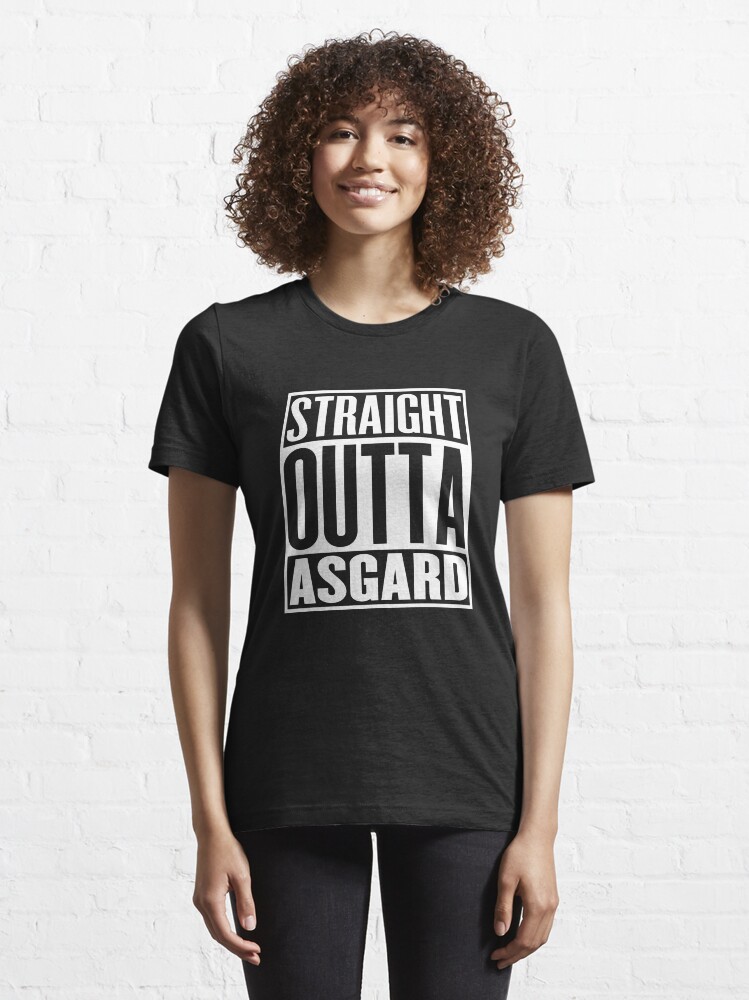 Alternate view of Straight Outta Asgard Essential T-Shirt