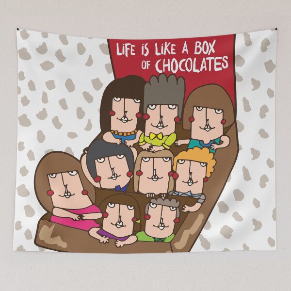 Item preview, Life is like a box of chocolate designed and sold by littleredcheeks.