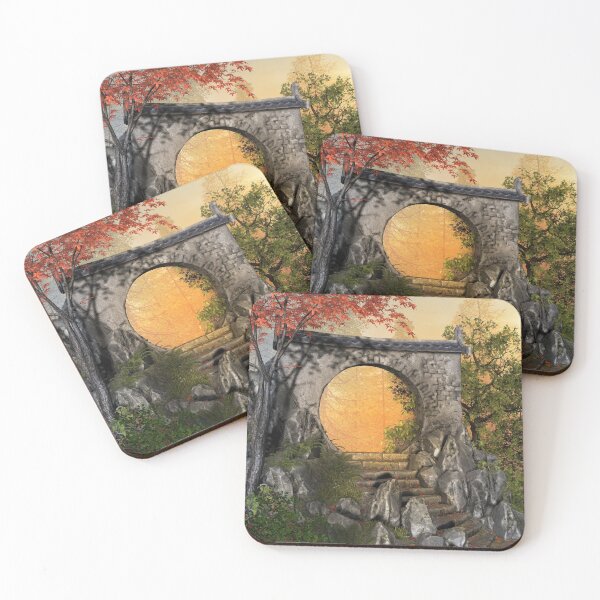 Item preview, Mysterious ancient gate at dawn designed and sold by Ellerslie.