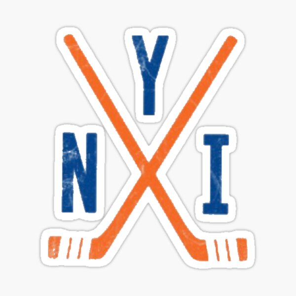 Hockey - New York Islanders - White Sticker
