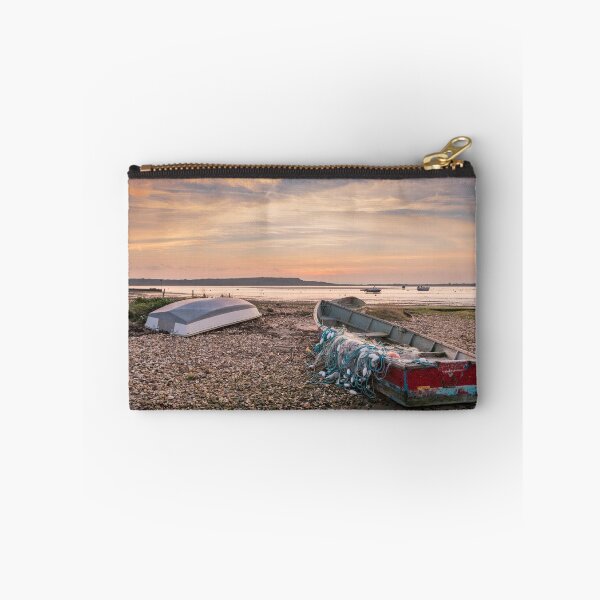 Item preview, Boats on the beach at Sunset, Mudeford designed and sold by Carolyn Eaton.