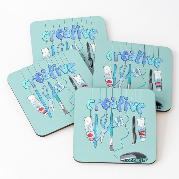 Item preview, Connected Creative in Blue designed and sold by micklyn.