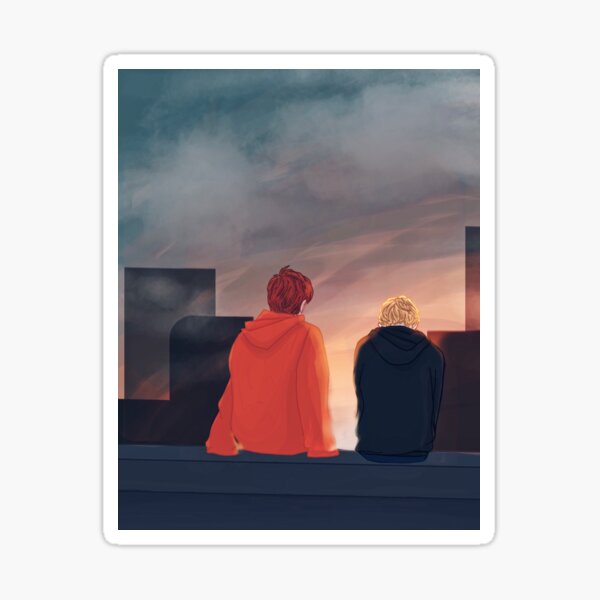 Andreil on the Roof Sticker