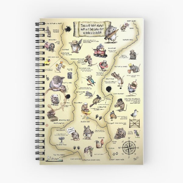 Item preview, El mapa del ratón del corte larguirucho de Owd designed and sold by themouseboat.