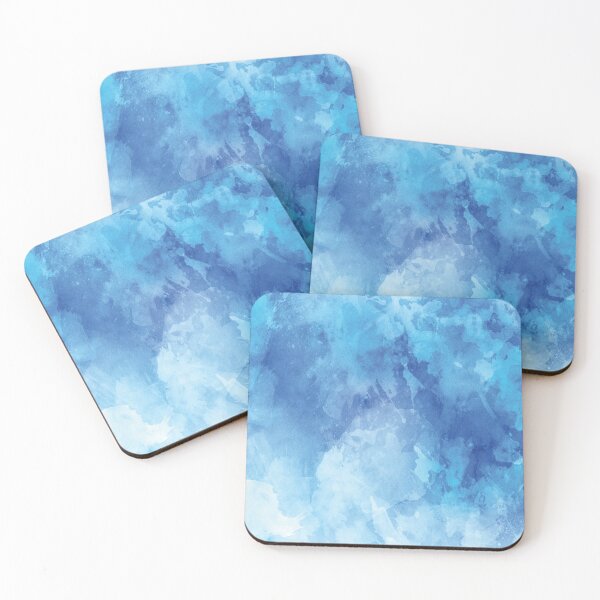 Item preview, Abstract Bright Blue Watercolor Background designed and sold by Anna Naftaly.