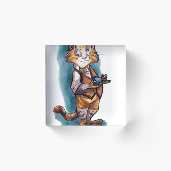 Skimbleshanks Acrylic Block