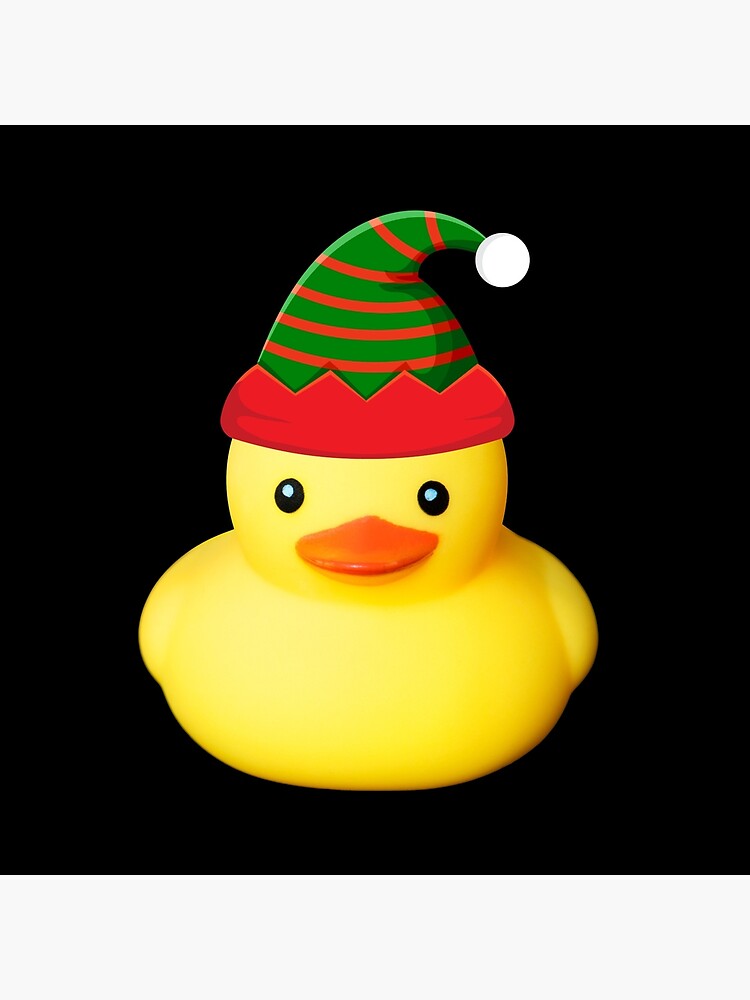 Cute Rubber Duck Christmas Elf Funny Goblin Costume Gift T-Shirt