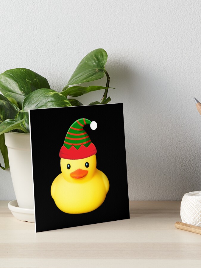 Cute Rubber Duck Christmas Elf Funny Goblin Costume Gift T-Shirt