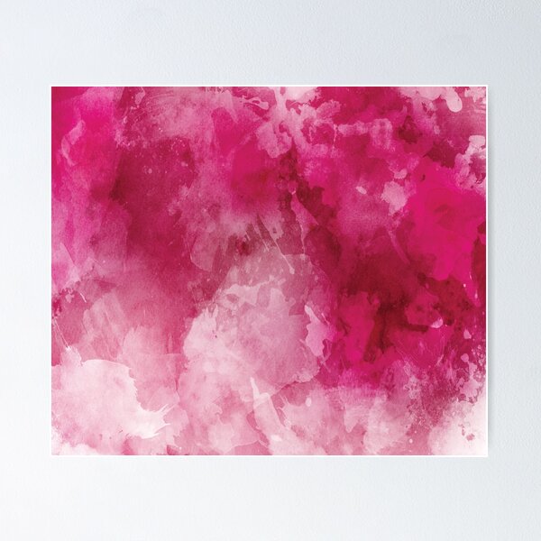 Wall Mural Red paper texture. Abstract watercolor background 