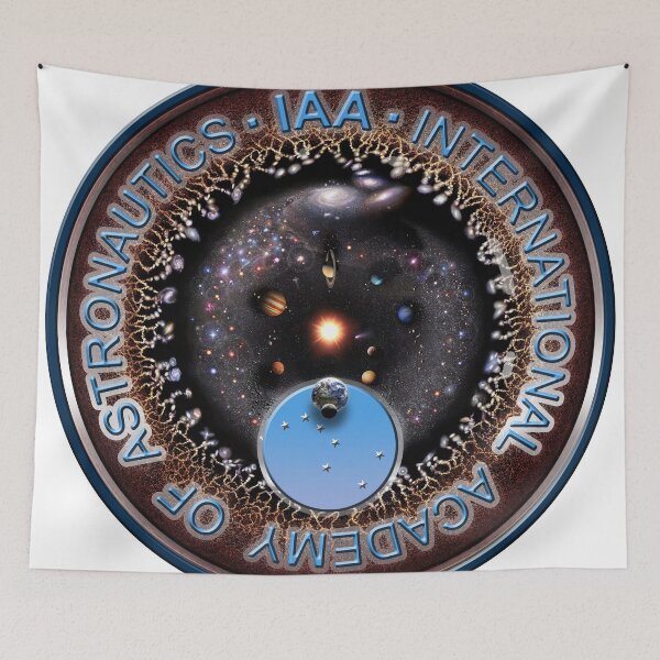 Item preview, International Academy of Astronautics IAA Logo with the Universe! designed and sold by Pablo Carlos Budassi.