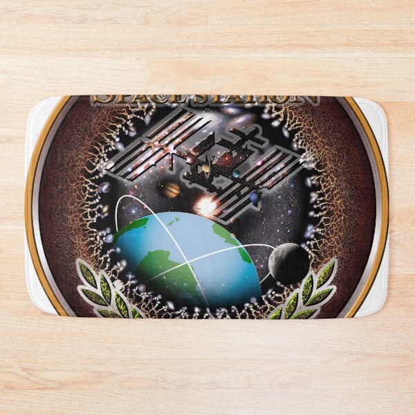 Item preview, International Space Station Logo with Universe! designed and sold by Pablo Carlos Budassi.