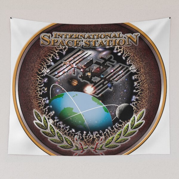 Item preview, International Space Station Logo with Universe! designed and sold by Pablo Carlos Budassi.