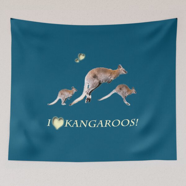 Item preview, kangaroo designed and sold by Katja LebenFreude.