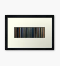 Moviebarcode: The Lord of the Rings Trilogy (2001-2003) Gerahmtes Wandbild