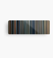 Moviebarcode: The Lord of the Rings Trilogy (2001-2003) Metalldruck