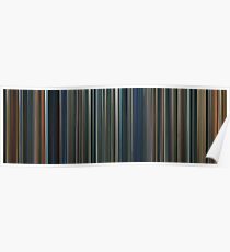 Moviebarcode: The Lord of the Rings Trilogy (2001-2003) Poster