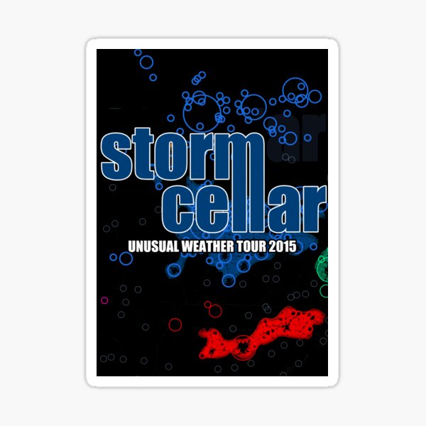 Stormcellar US Tour 3 Poster Art Sticker