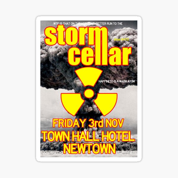 Original Gig Poster Art - Townie 1 Sticker