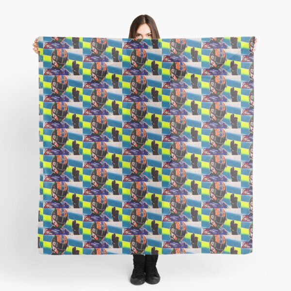 Alex Rins graffiti painting by DRAutoArt Scarf