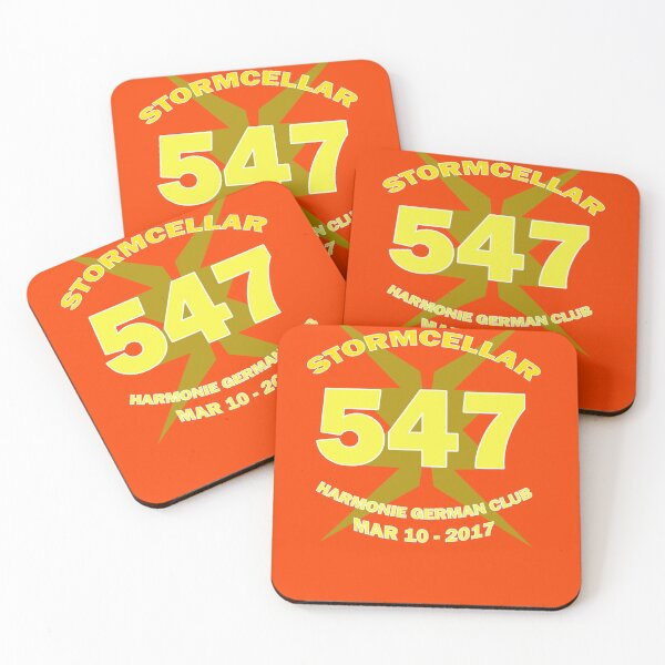 Commemorative T Shirt 547 Coasters (Set of 4)