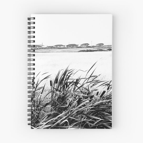 Item preview, cattail black and white designed and sold by Natalie Stark.