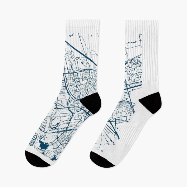 Item preview, Kopie von Kopie von Kopie von Kopie von Kopie von Kopie von Kopie von Lisbon map city map poster - modern gift with city map in dark blue designed and sold by 44spaces.