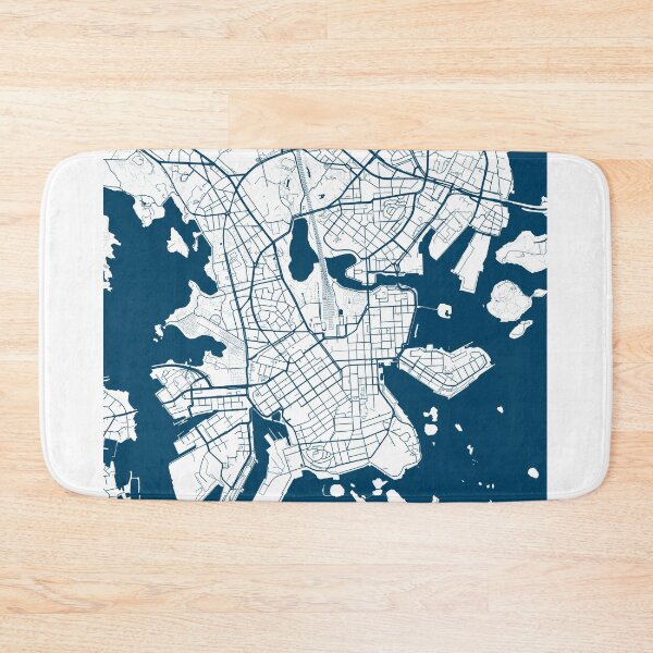Item preview, Kopie von Kopie von Kopie von Kopie von Kopie von Kopie von Kopie von Kopie von Lisbon map city map poster - modern gift with city map in dark blue designed and sold by 44spaces.