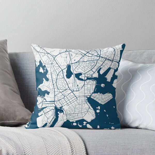 Item preview, Kopie von Kopie von Kopie von Kopie von Kopie von Kopie von Kopie von Kopie von Lisbon map city map poster - modern gift with city map in dark blue designed and sold by 44spaces.