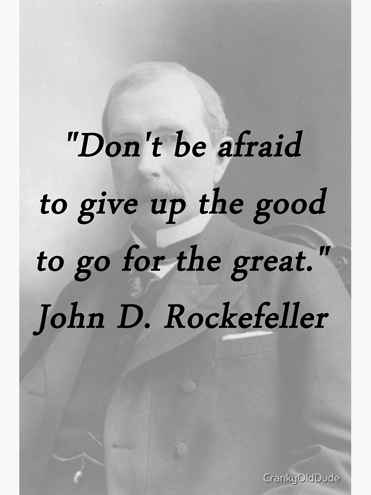 John D. Rockefeller Poster 