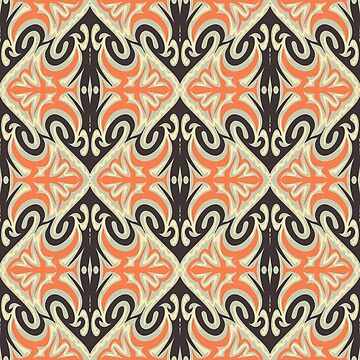 Artwork thumbnail, Abstract retro vibe by PatternLady