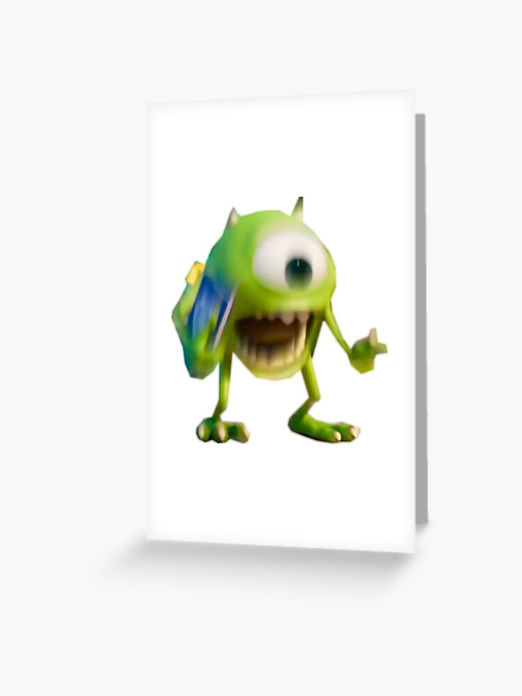 Monsters Inc Meme Greeting Cards for Sale