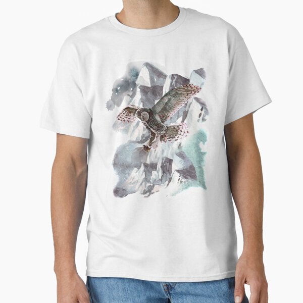 Winter snow owl Classic T-Shirt