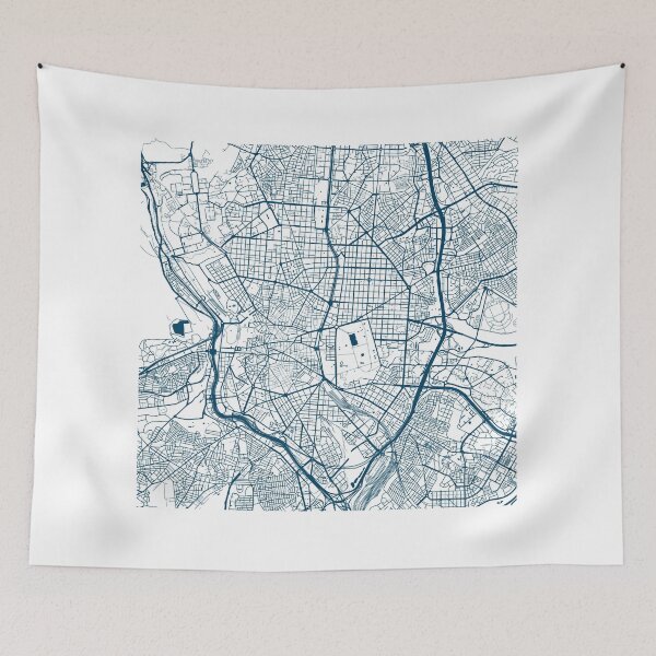 Item preview, Kopie von Kopie von Kopie von Kopie von Kopie von Kopie von Kopie von Kopie von Kopie von Kopie von Kopie von Kopie von Kopie von Lisbon map city map poster - modern gift with city map in dark blue designed and sold by 44spaces.