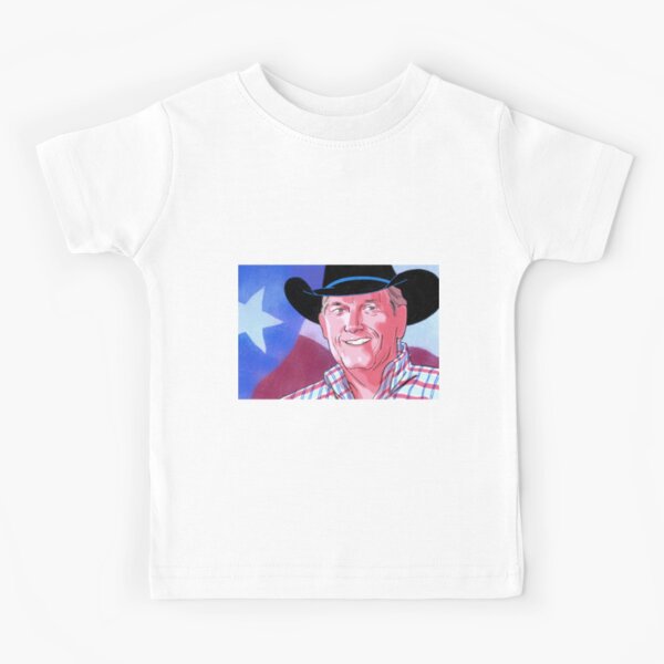 GaryCColeman George Strait Baby T Shirts Cotton Infant T-Shirt Girls Boys Short Sleeve Cotton Tee