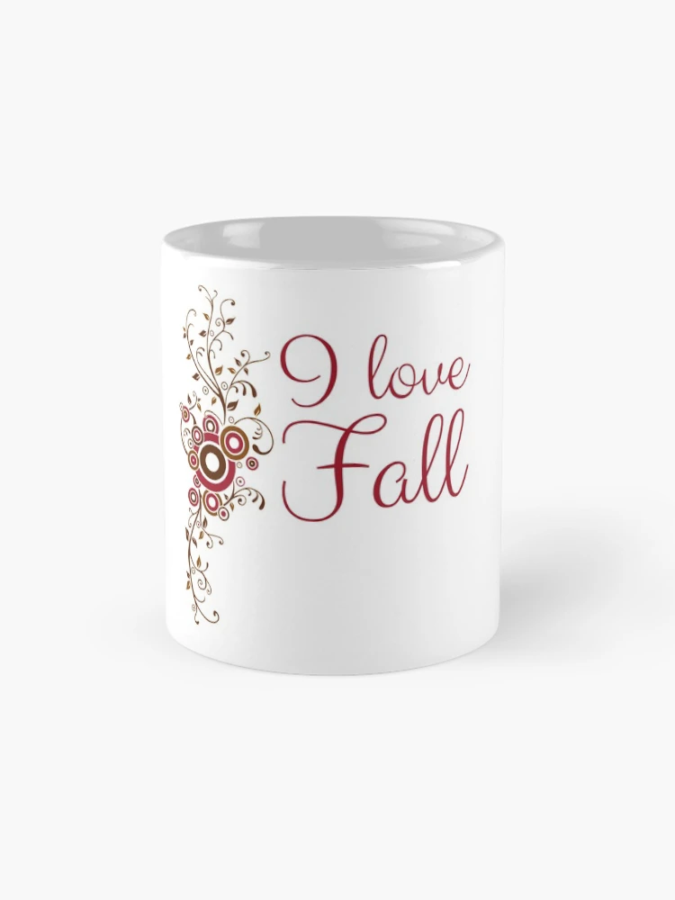 Thumbnail 4 of 6, Coffee Mug, "I Love Fall" designed and sold by KateMarc.