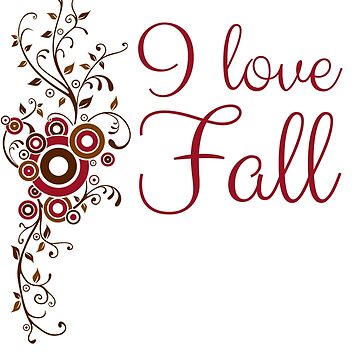 Artwork thumbnail, "I Love Fall" by KateMarc