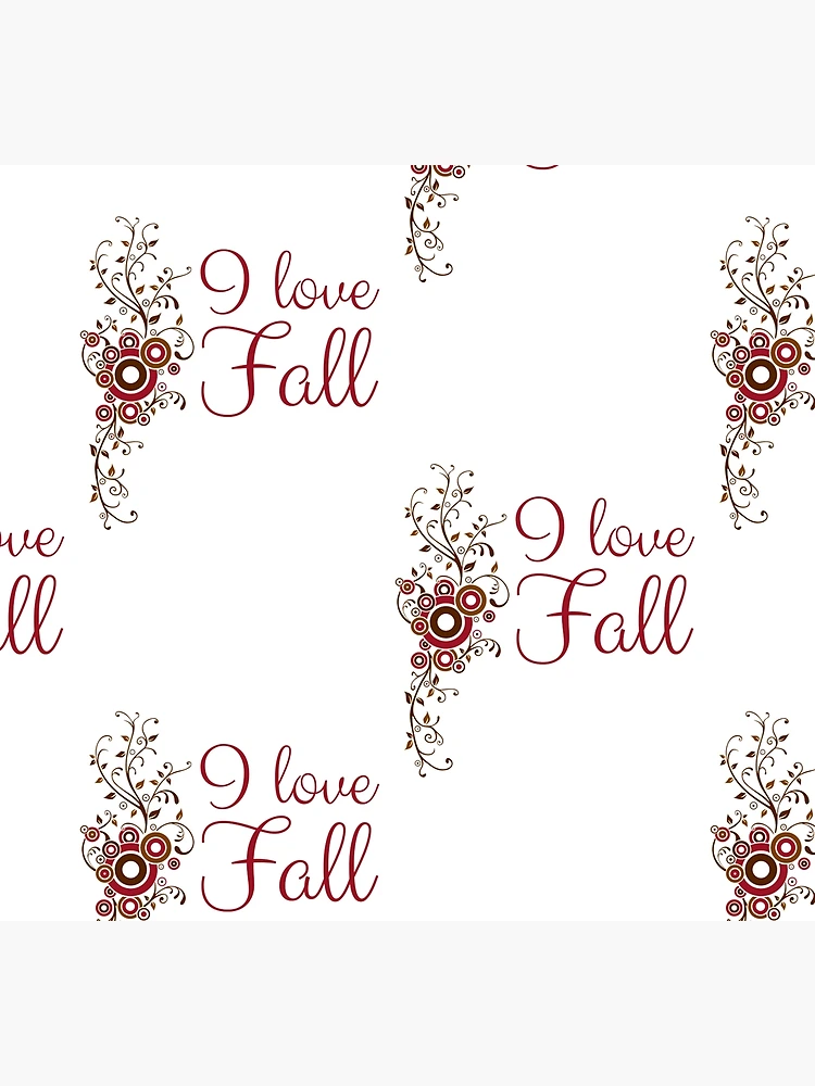 Thumbnail 5 of 5, Socks, "I Love Fall" designed and sold by KateMarc.