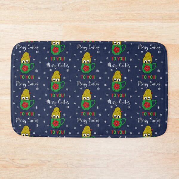 Item preview, Merry Cactus To You - Small Christmas Cactus In Poinsettia Mug designed and sold by DreamCactus.