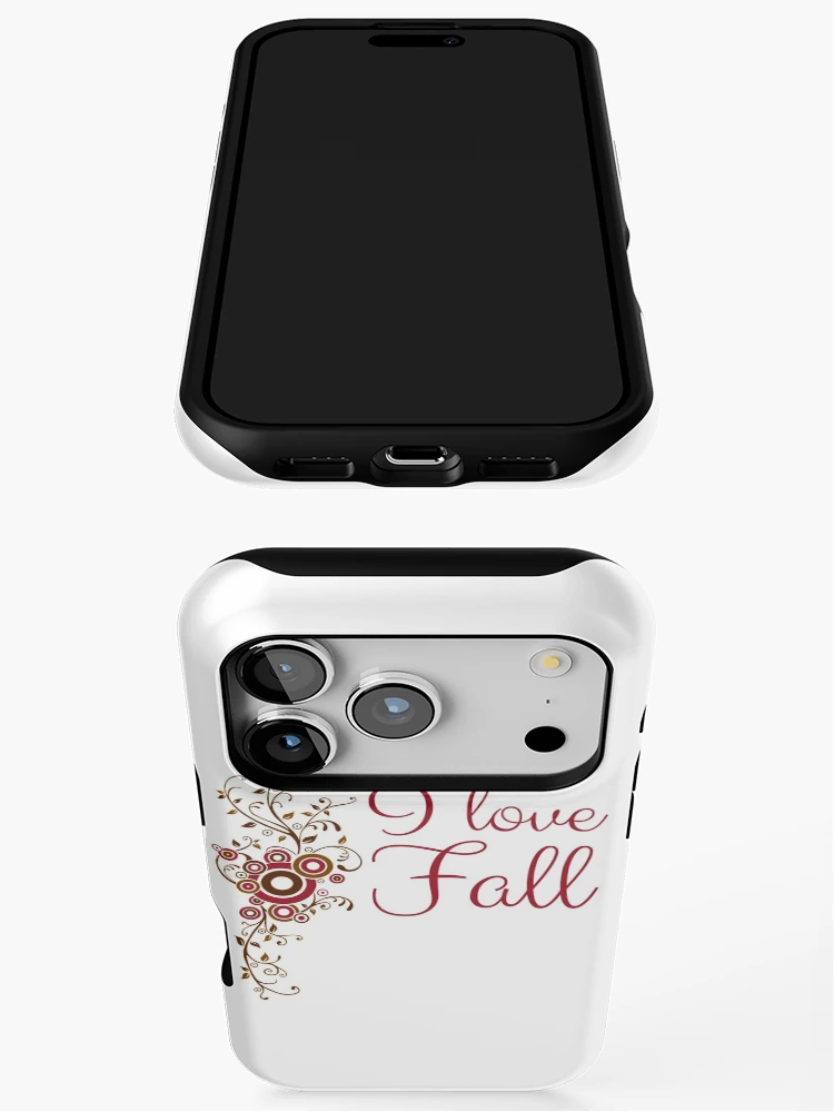 Thumbnail 3 of 4, iPhone Case, "I Love Fall" designed and sold by KateMarc.