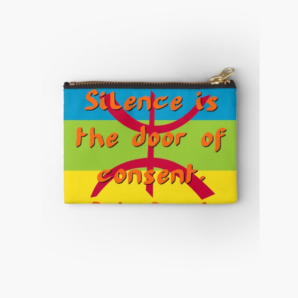 Item preview, Silence Is The Door - Berber Proverb designed and sold by CrankyOldDude.