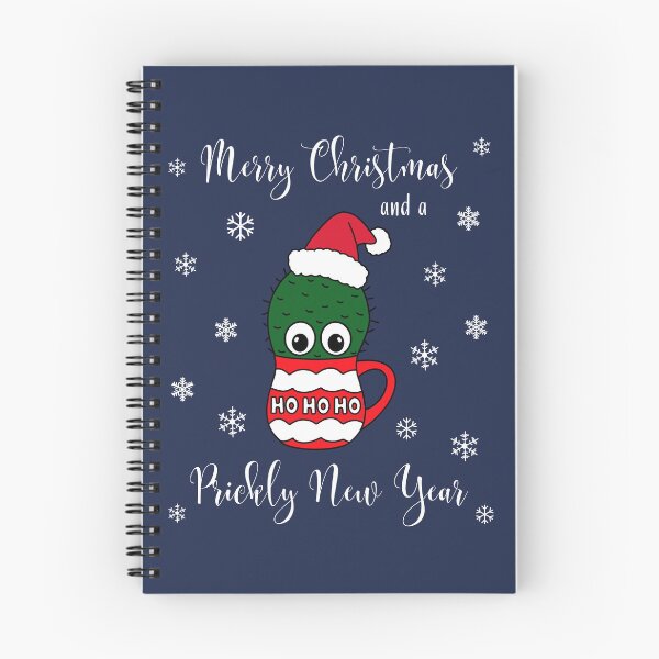 Item preview, Merry Christmas And A Prickly New Year - Cactus With A Santa Hat In A Christmas Mug designed and sold by DreamCactus.