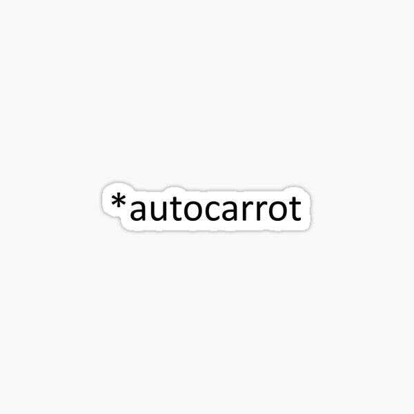*autocarrot Sticker