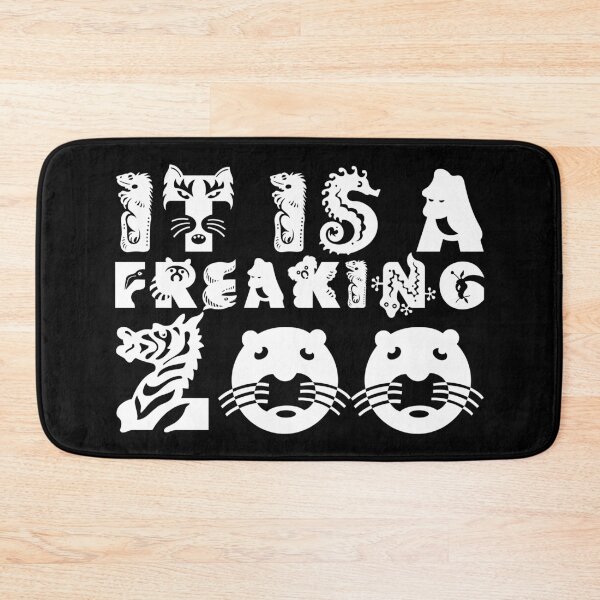 Item preview, IT IS A FREAKING ZOO white design designed and sold by robertkask.