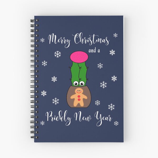 Item preview, Merry Christmas And A Prickly New Year - Hybrid Cactus In Gingerbread Man Pot designed and sold by DreamCactus.