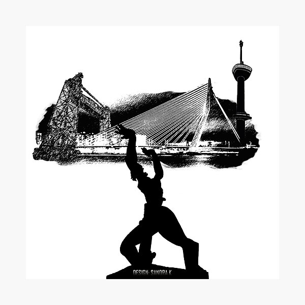 Rotterdam skyline Photographic Print