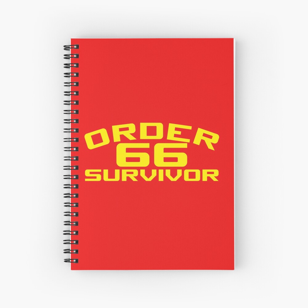 Order 66 Survivor Spiral Notebook