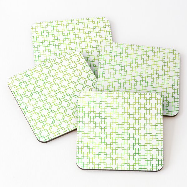 Item preview, Graphic Green Squares designed and sold by PaintedbyCarol.